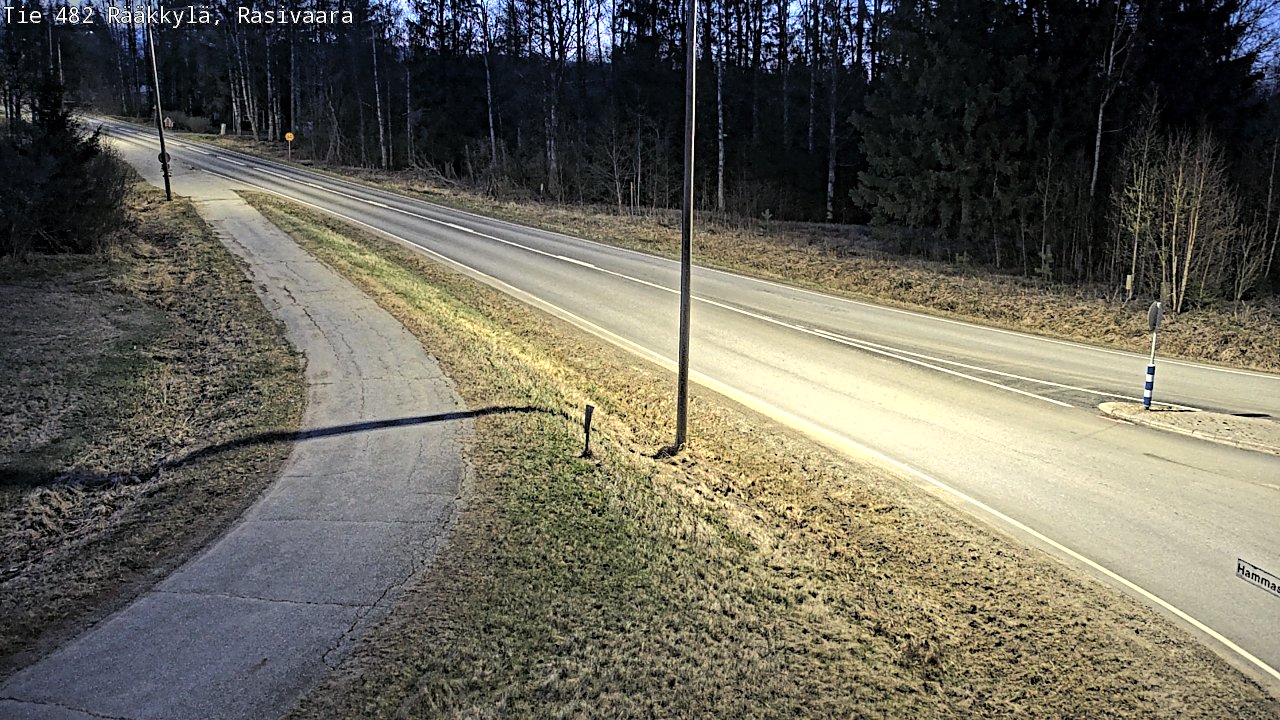 Weather Camera Image Väg 482 Rääkkylä, Rasivaara, Rääkkylä, Pohjois-Karjala