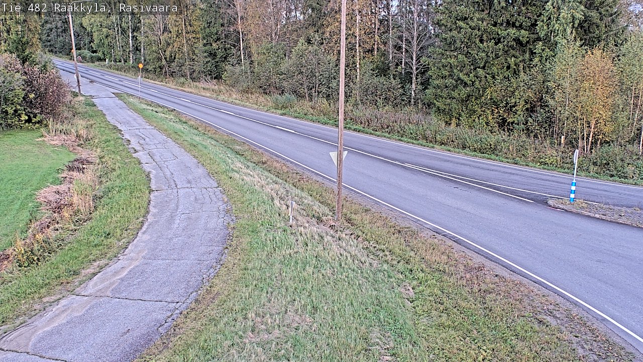 Weather Camera Image Väg 482 Rääkkylä, Rasivaara, Rääkkylä, Pohjois-Karjala