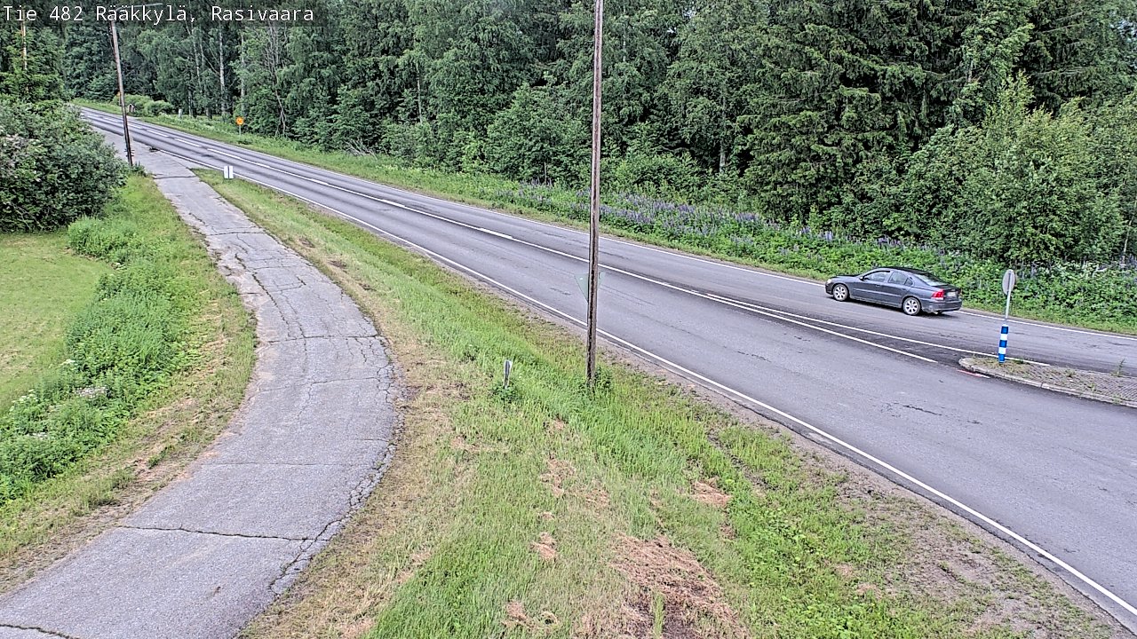 Weather Camera Image Väg 482 Rääkkylä, Rasivaara, Rääkkylä, Pohjois-Karjala