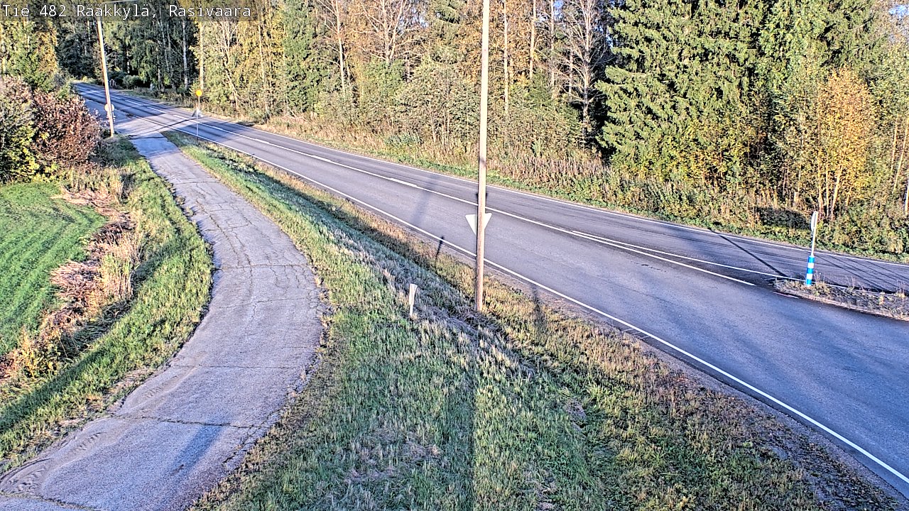 Weather Camera Image Väg 482 Rääkkylä, Rasivaara, Rääkkylä, Pohjois-Karjala