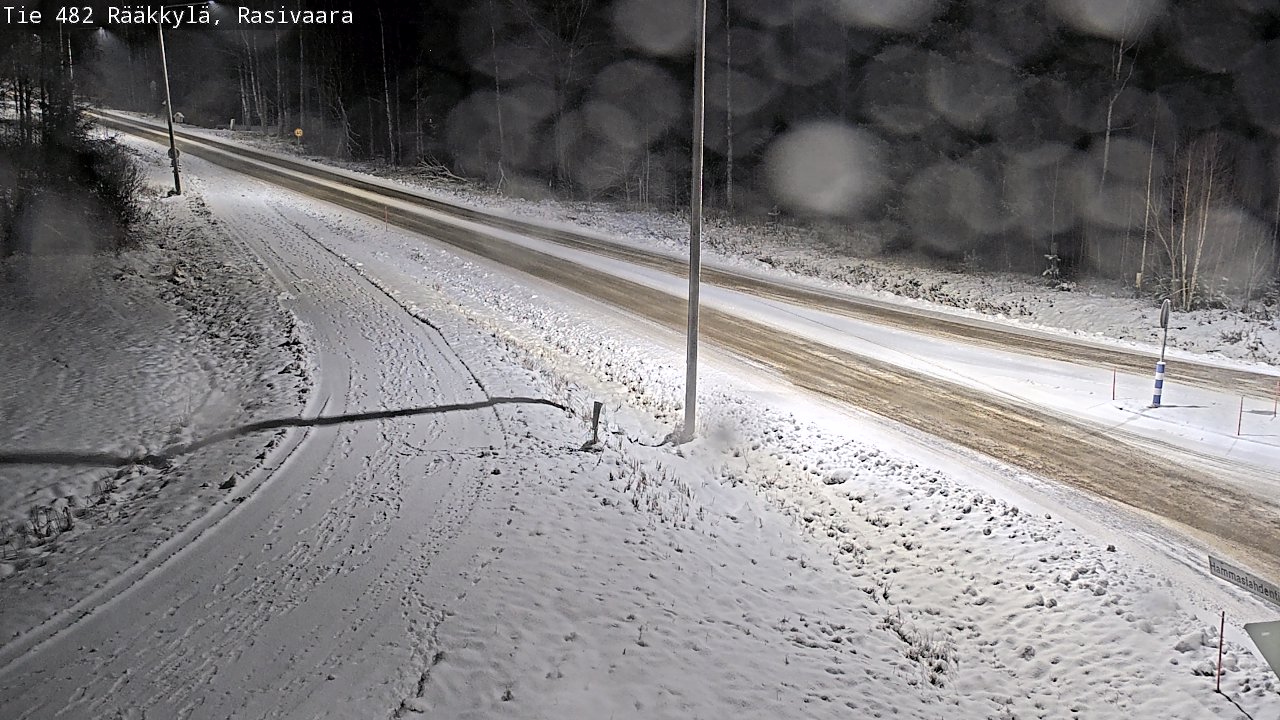 Weather Camera Image Väg 482 Rääkkylä, Rasivaara, Rääkkylä, Pohjois-Karjala