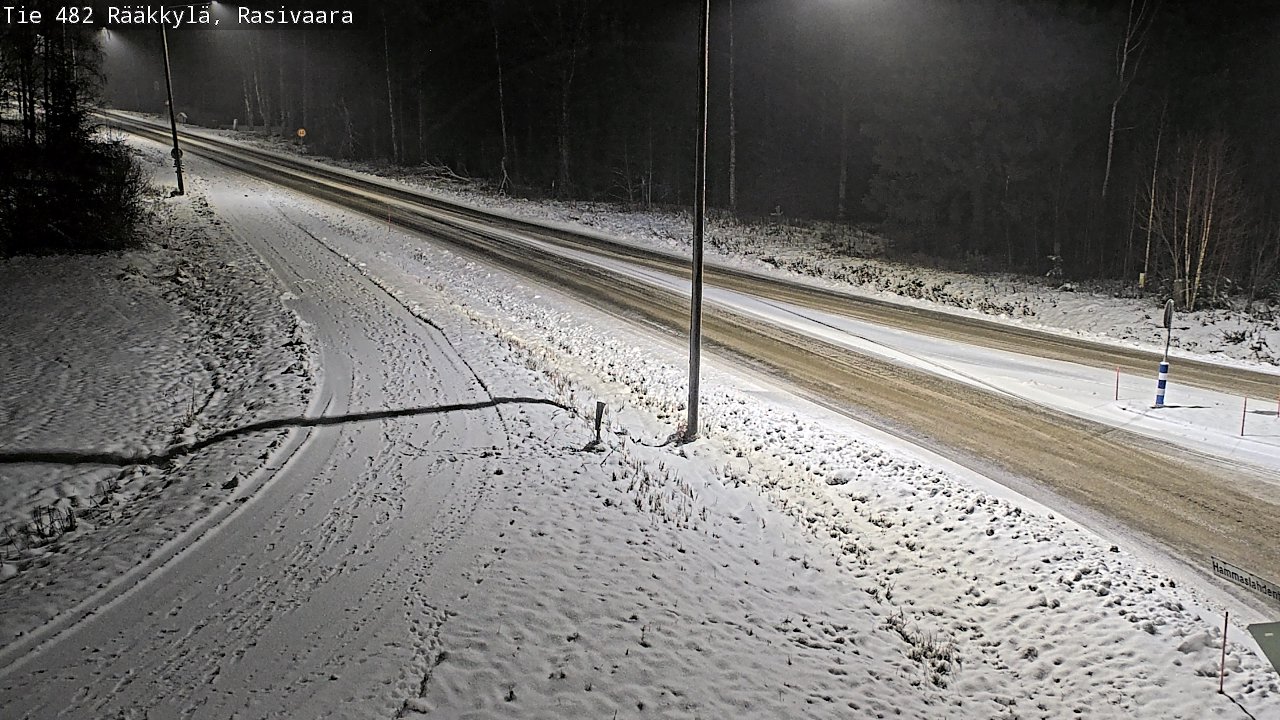 Weather Camera Image Väg 482 Rääkkylä, Rasivaara, Rääkkylä, Pohjois-Karjala