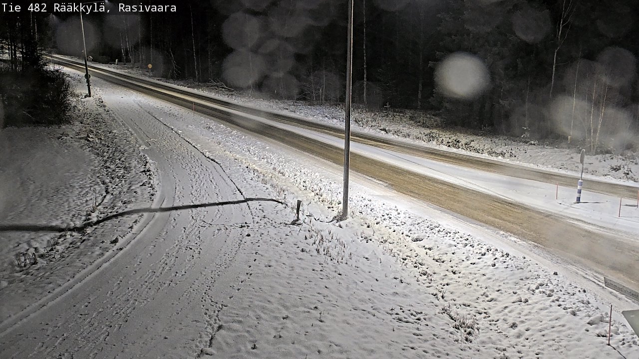 Weather Camera Image Väg 482 Rääkkylä, Rasivaara, Rääkkylä, Pohjois-Karjala