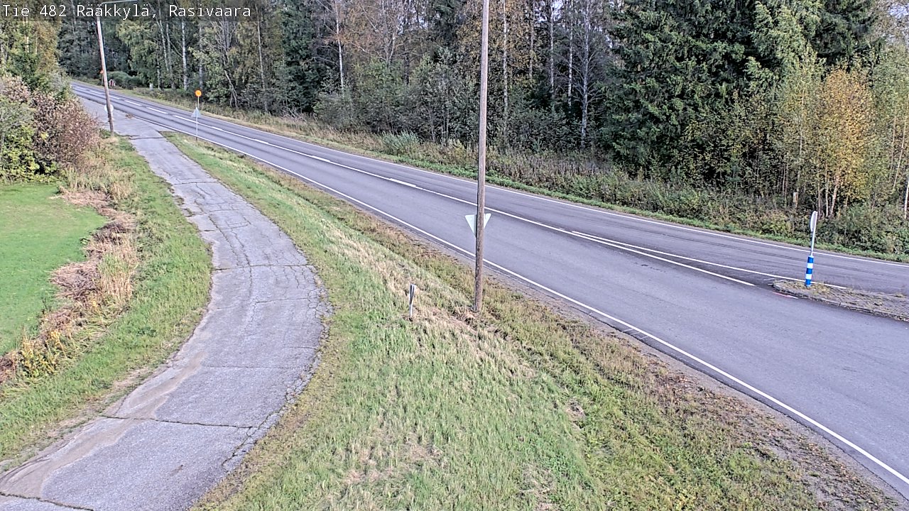 Weather Camera Image Road 482 Rääkkylä, Rasivaara, Rääkkylä, Pohjois-Karjala