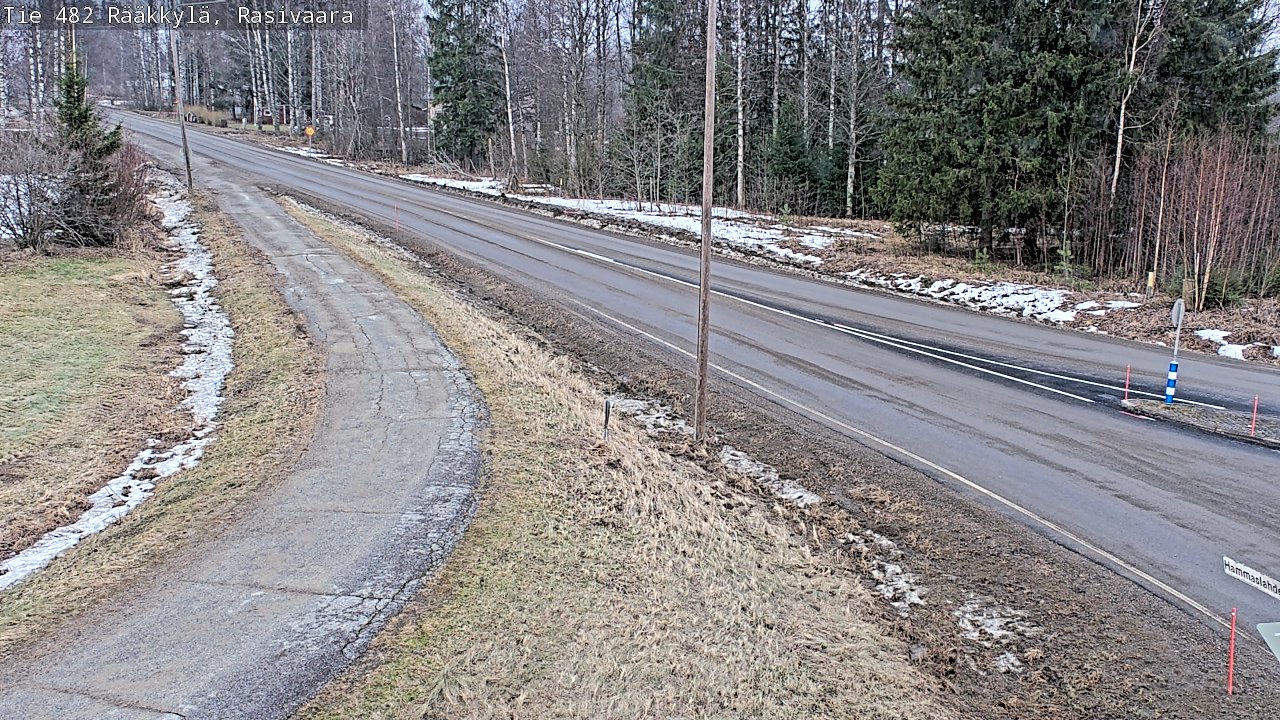 Weather Camera Image Väg 482 Rääkkylä, Rasivaara, Rääkkylä, Pohjois-Karjala