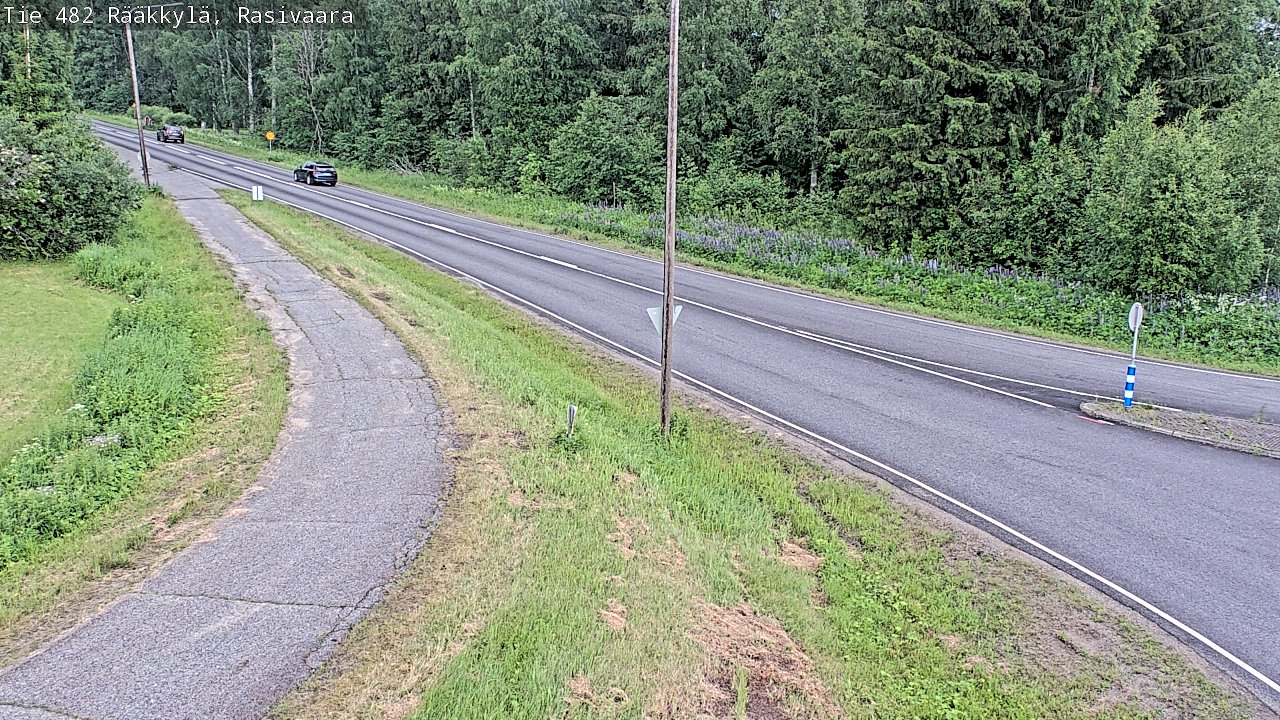 Weather Camera Image Väg 482 Rääkkylä, Rasivaara, Rääkkylä, Pohjois-Karjala