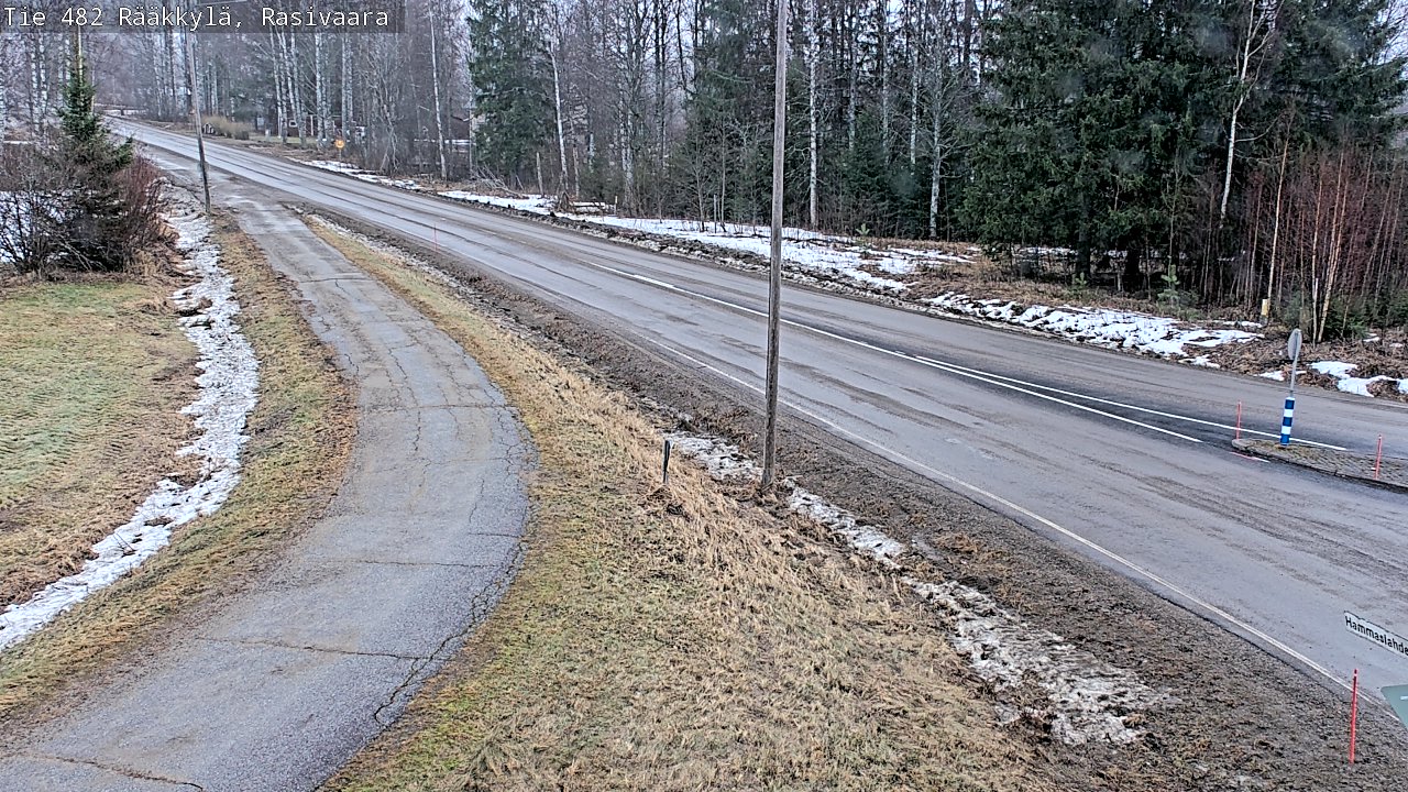 Weather Camera Image Väg 482 Rääkkylä, Rasivaara, Rääkkylä, Pohjois-Karjala