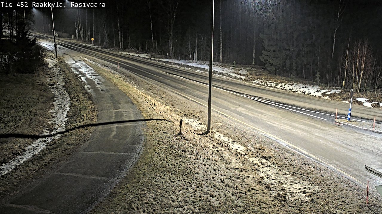 Weather Camera Image Väg 482 Rääkkylä, Rasivaara, Rääkkylä, Pohjois-Karjala