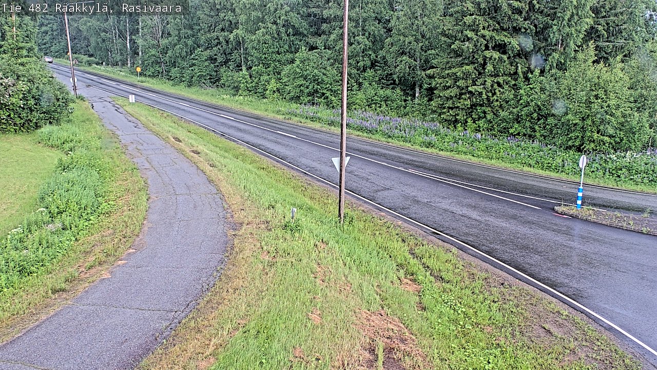 Weather Camera Image Väg 482 Rääkkylä, Rasivaara, Rääkkylä, Pohjois-Karjala
