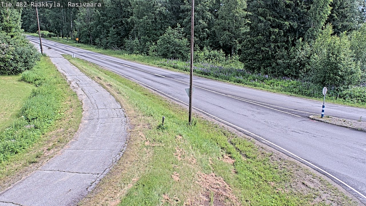 Weather Camera Image Väg 482 Rääkkylä, Rasivaara, Rääkkylä, Pohjois-Karjala