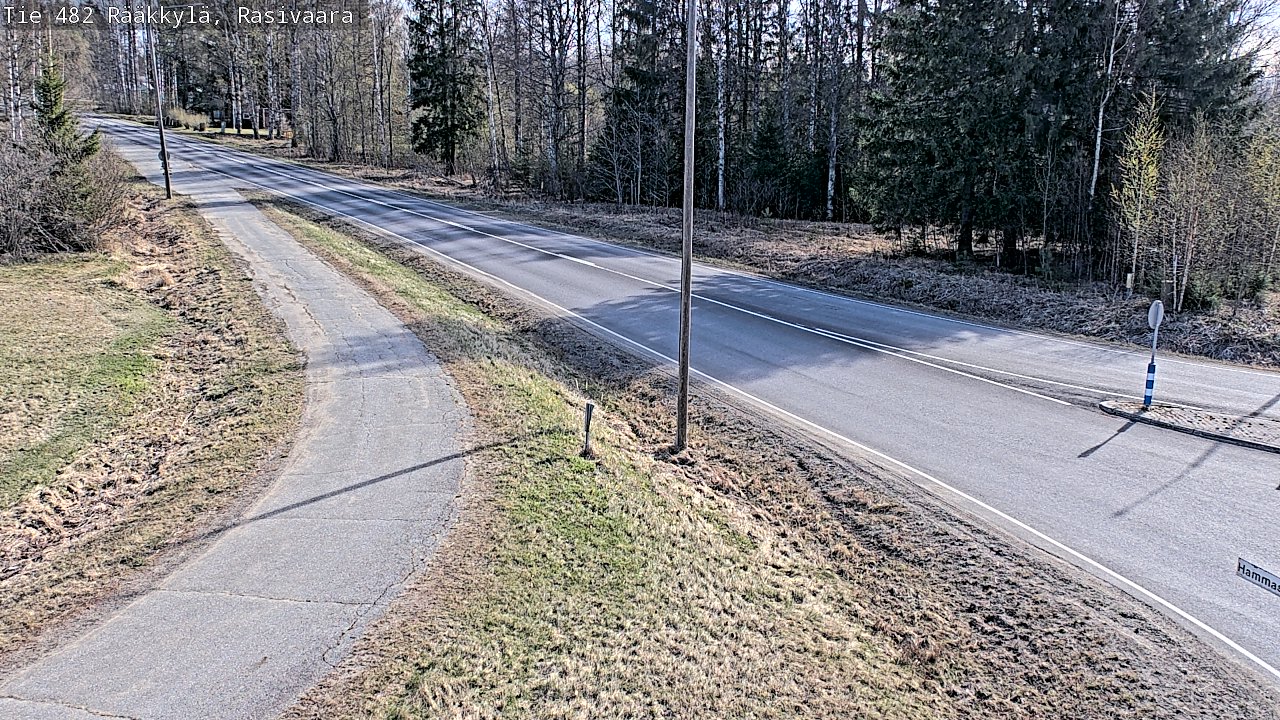 Weather Camera Image Road 482 Rääkkylä, Rasivaara, Rääkkylä, Pohjois-Karjala