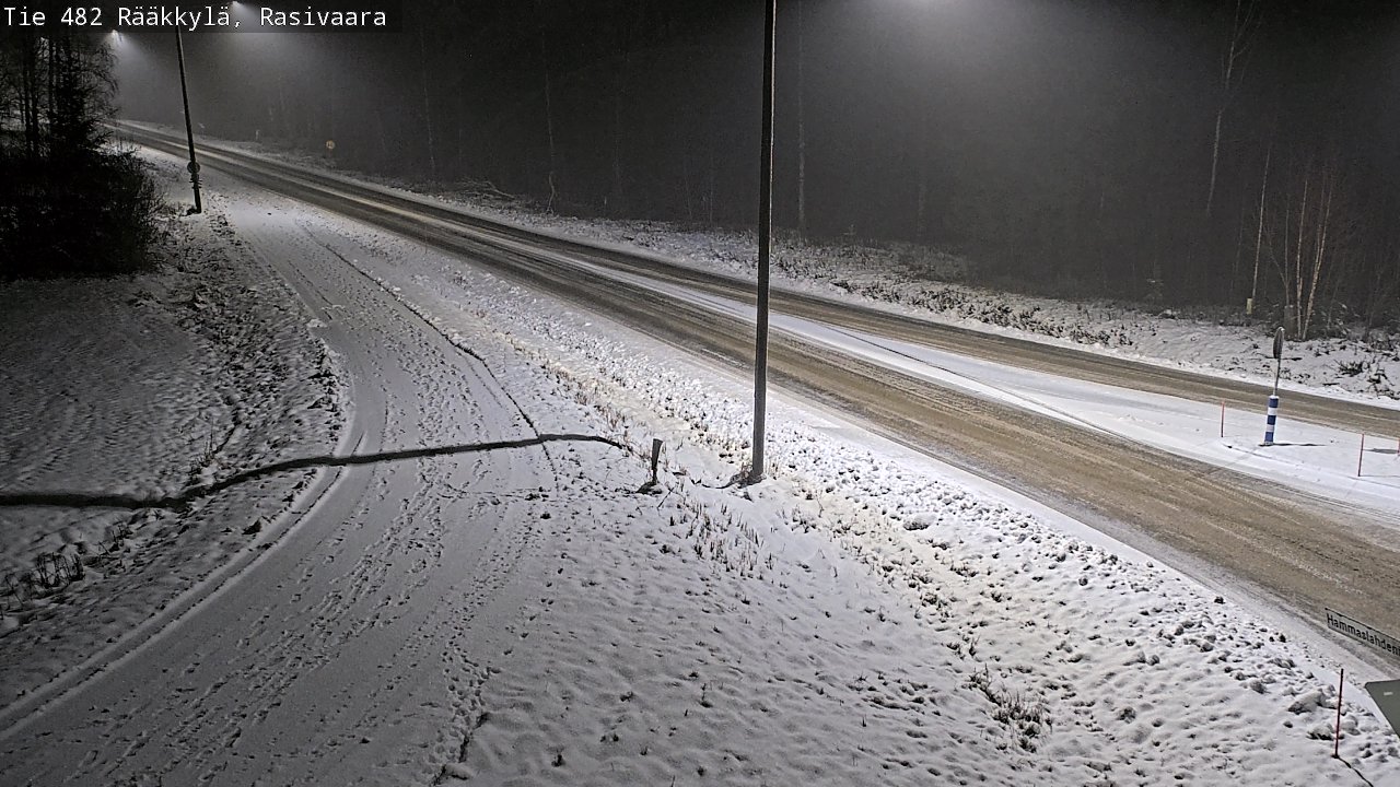 Weather Camera Image Väg 482 Rääkkylä, Rasivaara, Rääkkylä, Pohjois-Karjala