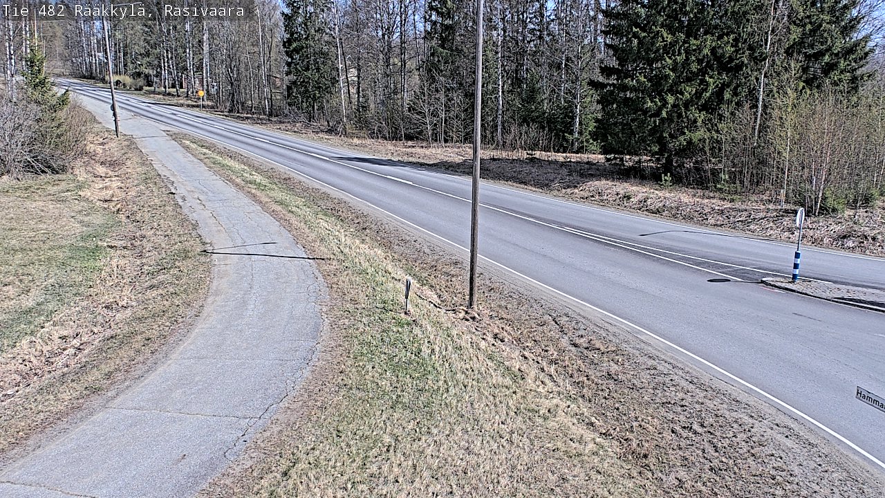 Weather Camera Image Road 482 Rääkkylä, Rasivaara, Rääkkylä, Pohjois-Karjala