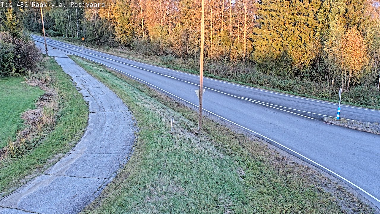 Weather Camera Image Väg 482 Rääkkylä, Rasivaara, Rääkkylä, Pohjois-Karjala
