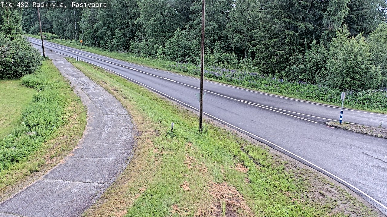 Weather Camera Image Väg 482 Rääkkylä, Rasivaara, Rääkkylä, Pohjois-Karjala