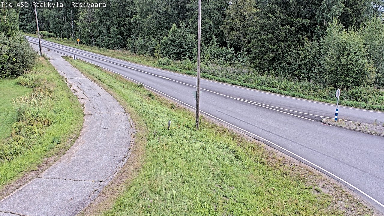 Weather Camera Image Väg 482 Rääkkylä, Rasivaara, Rääkkylä, Pohjois-Karjala