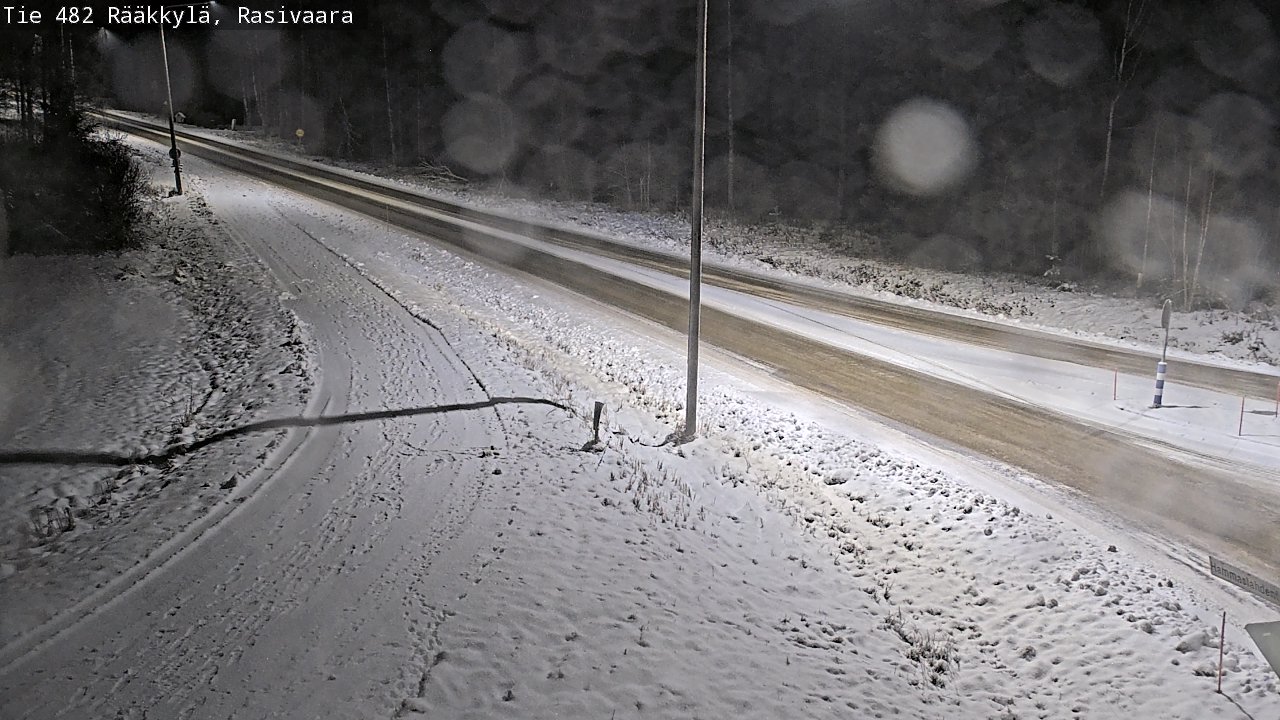 Weather Camera Image Väg 482 Rääkkylä, Rasivaara, Rääkkylä, Pohjois-Karjala