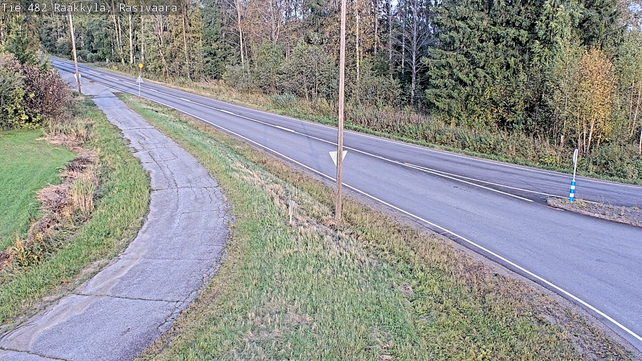 Weather Camera Image Väg 482 Rääkkylä, Rasivaara, Rääkkylä, Pohjois-Karjala