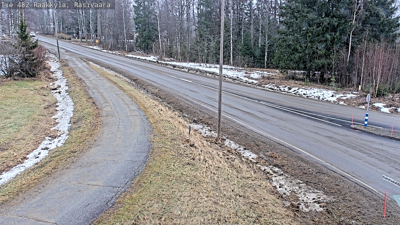 Weather Camera Image Väg 482 Rääkkylä, Rasivaara, Rääkkylä, Pohjois-Karjala