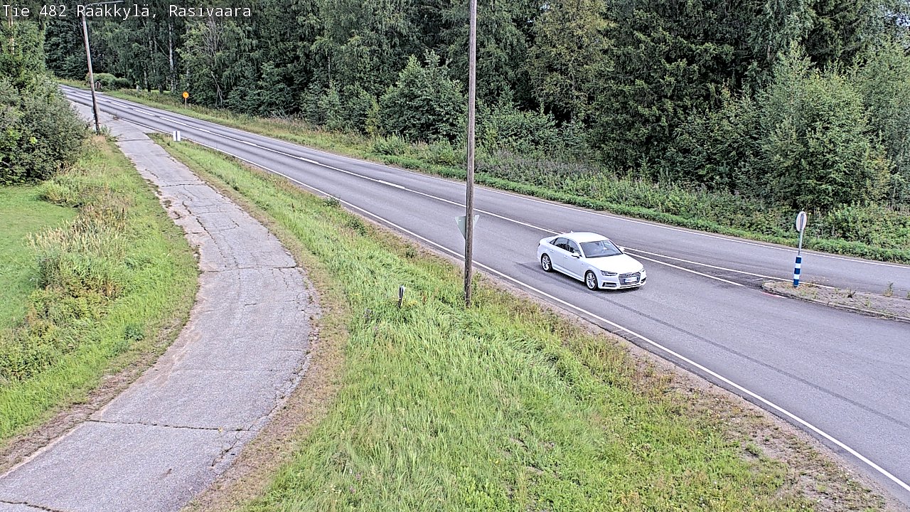Weather Camera Image Väg 482 Rääkkylä, Rasivaara, Rääkkylä, Pohjois-Karjala