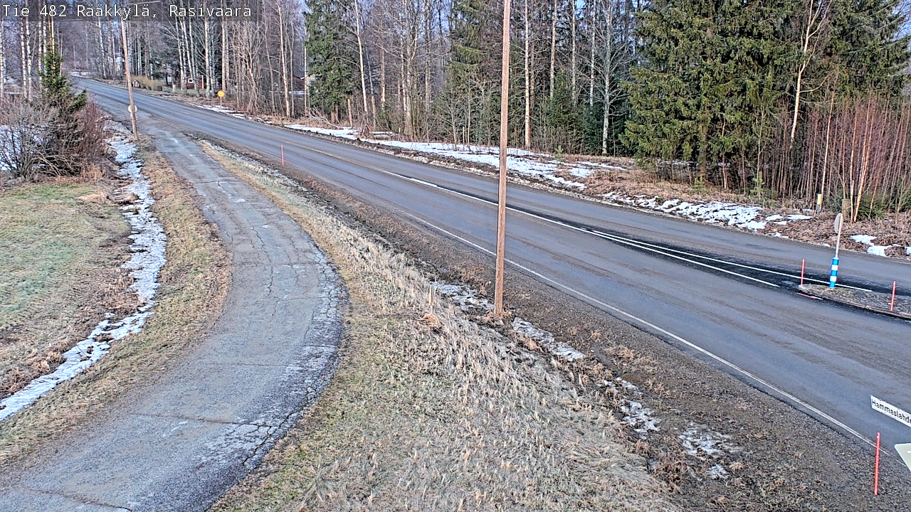 Weather Camera Image Väg 482 Rääkkylä, Rasivaara, Rääkkylä, Pohjois-Karjala