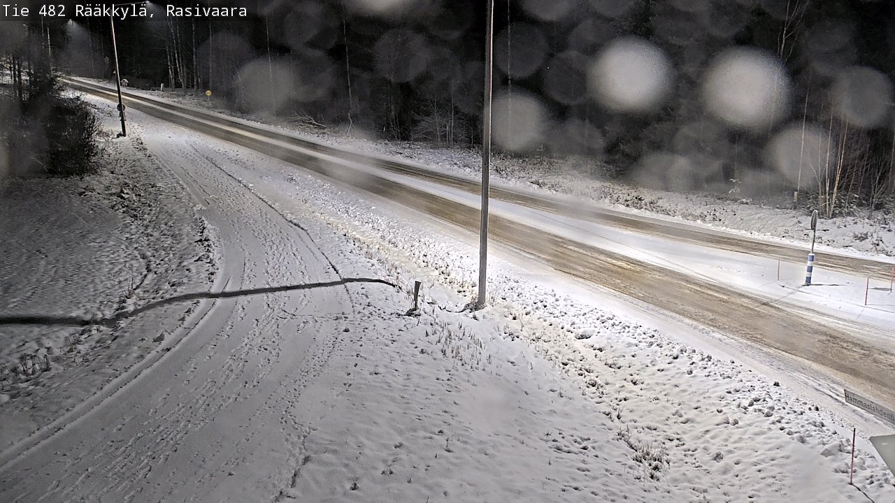 Weather Camera Image Väg 482 Rääkkylä, Rasivaara, Rääkkylä, Pohjois-Karjala