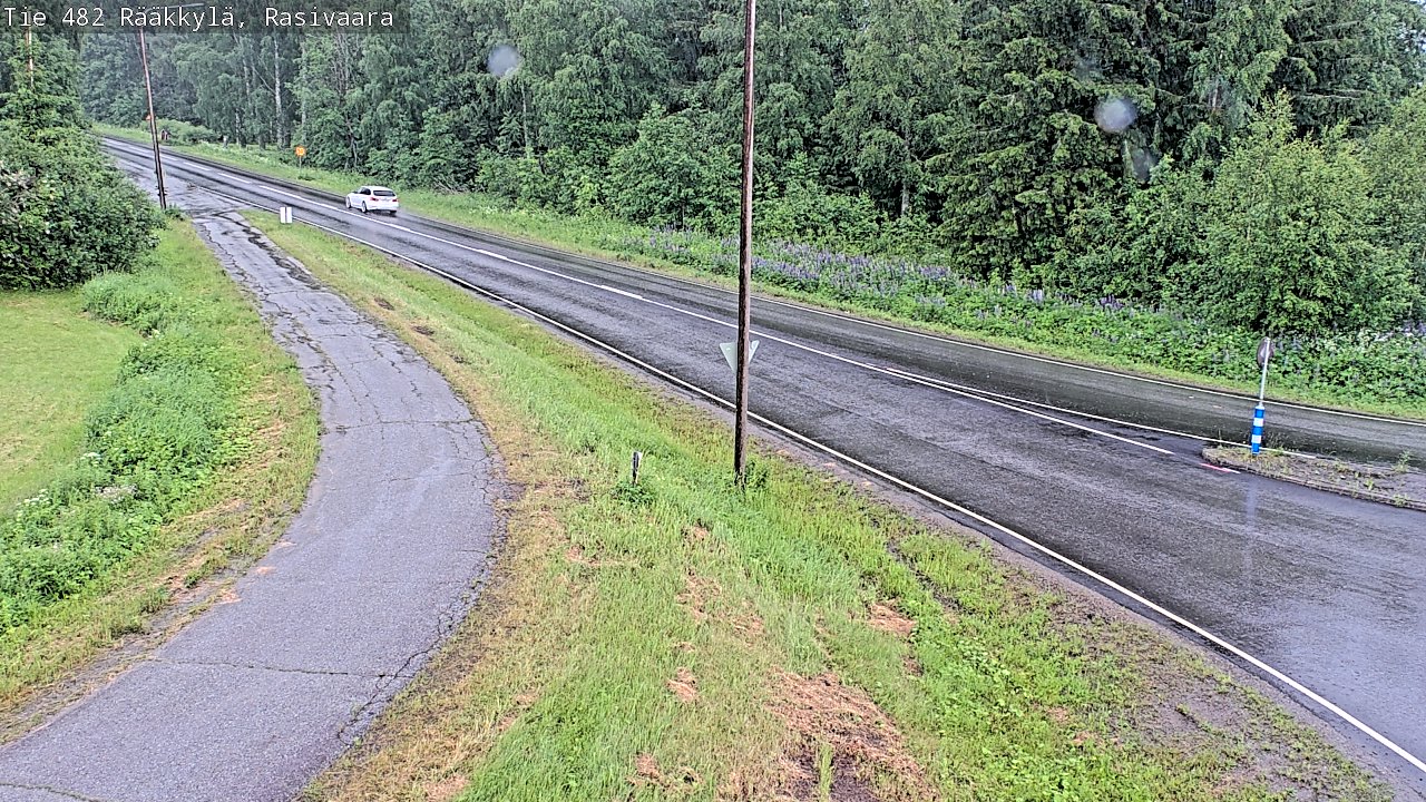 Weather Camera Image Väg 482 Rääkkylä, Rasivaara, Rääkkylä, Pohjois-Karjala