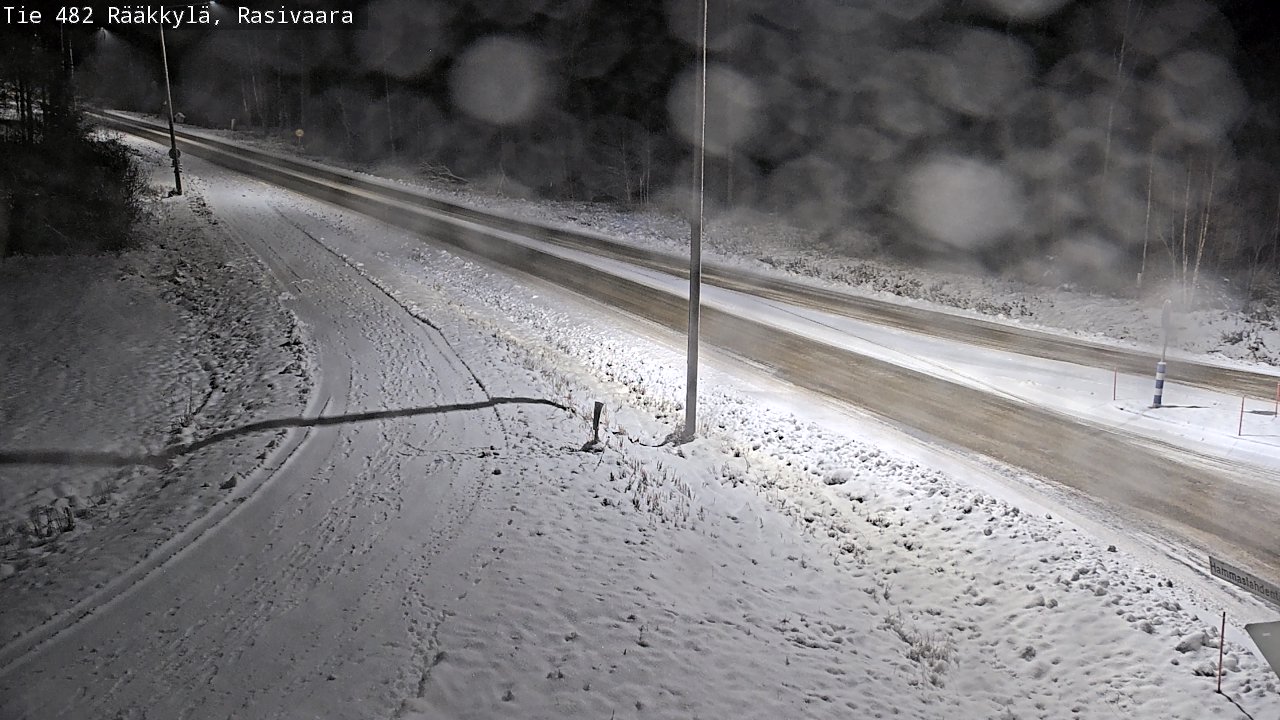 Weather Camera Image Väg 482 Rääkkylä, Rasivaara, Rääkkylä, Pohjois-Karjala