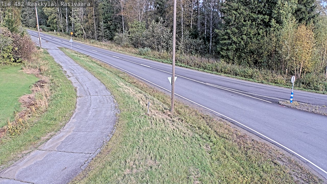 Weather Camera Image Väg 482 Rääkkylä, Rasivaara, Rääkkylä, Pohjois-Karjala