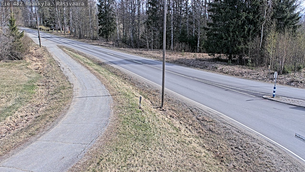 Weather Camera Image Road 482 Rääkkylä, Rasivaara, Rääkkylä, Pohjois-Karjala