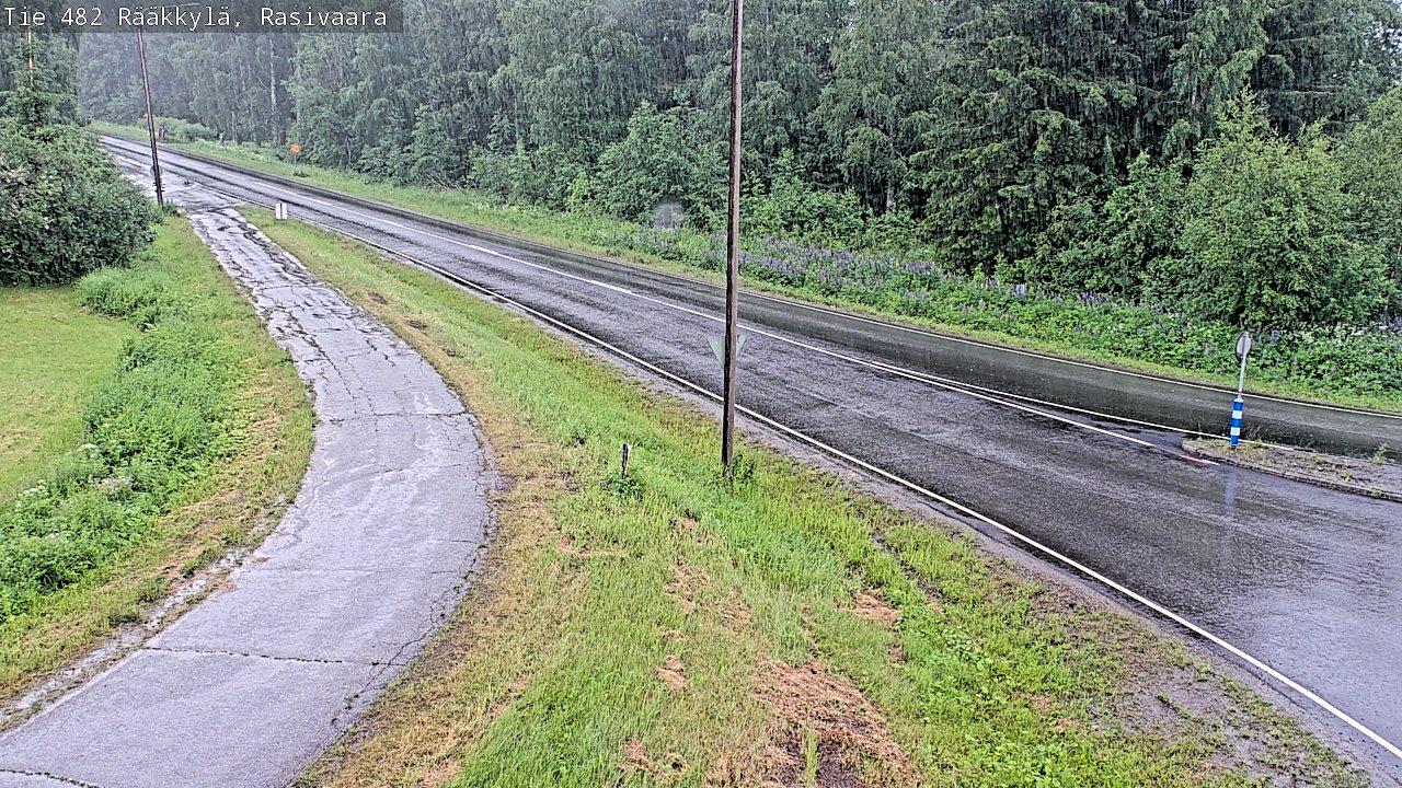 Weather Camera Image Väg 482 Rääkkylä, Rasivaara, Rääkkylä, Pohjois-Karjala