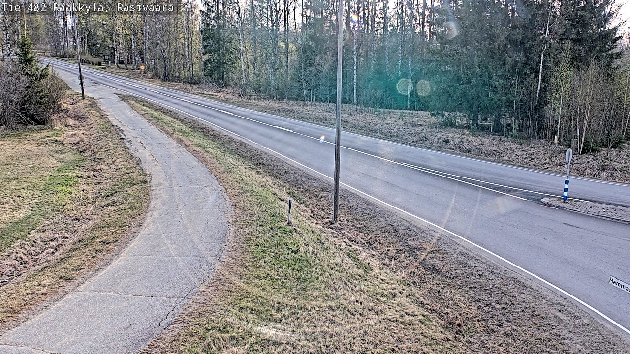 Weather Camera Image Väg 482 Rääkkylä, Rasivaara, Rääkkylä, Pohjois-Karjala