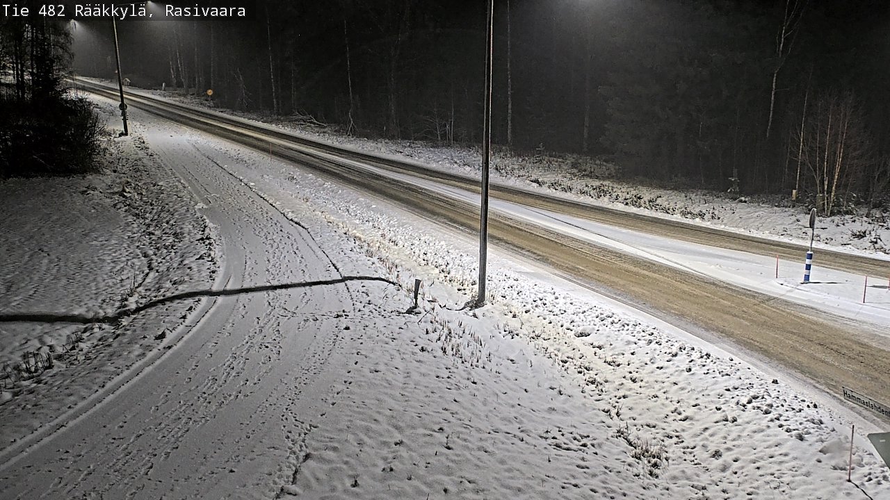 Weather Camera Image Väg 482 Rääkkylä, Rasivaara, Rääkkylä, Pohjois-Karjala