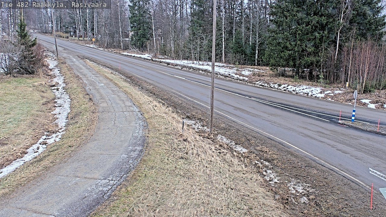 Weather Camera Image Väg 482 Rääkkylä, Rasivaara, Rääkkylä, Pohjois-Karjala