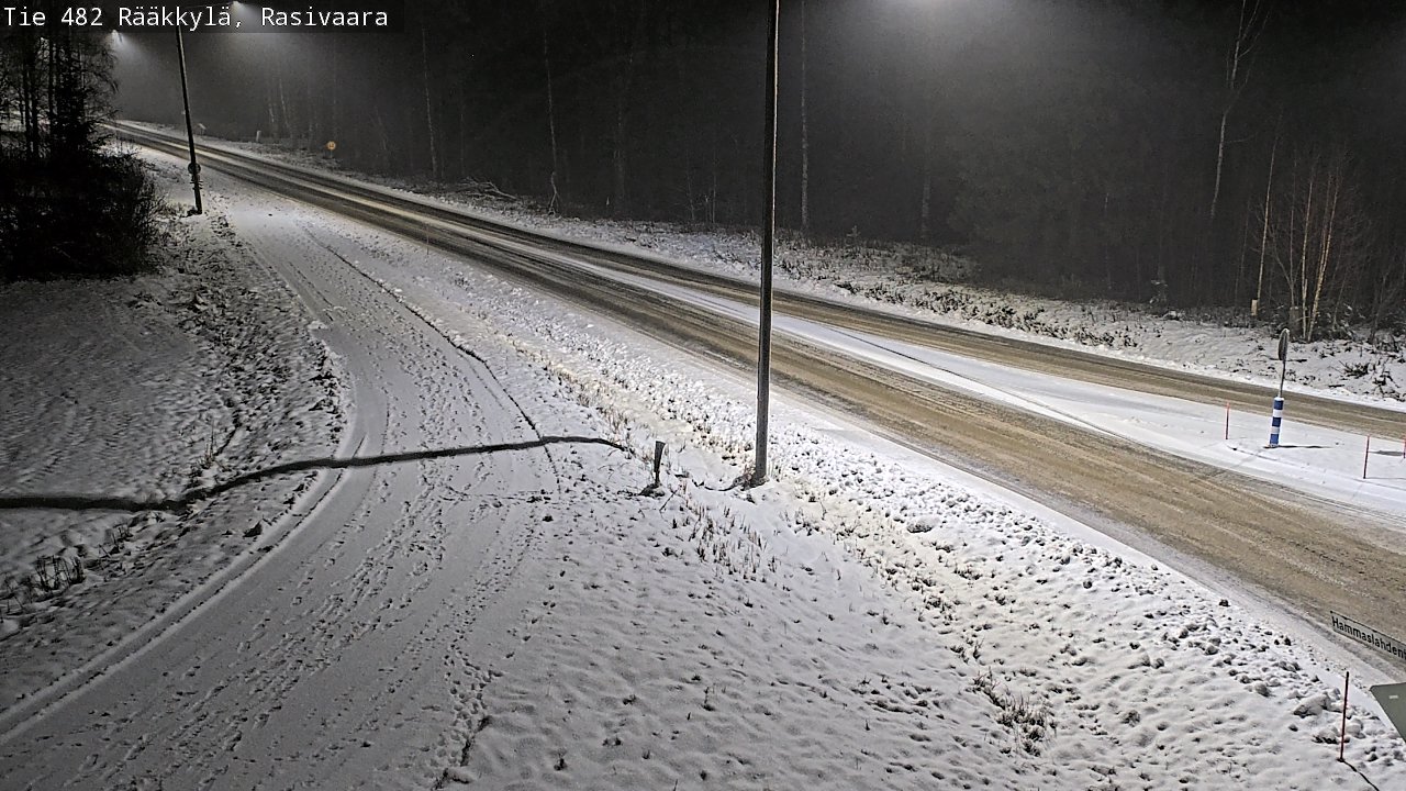 Weather Camera Image Väg 482 Rääkkylä, Rasivaara, Rääkkylä, Pohjois-Karjala