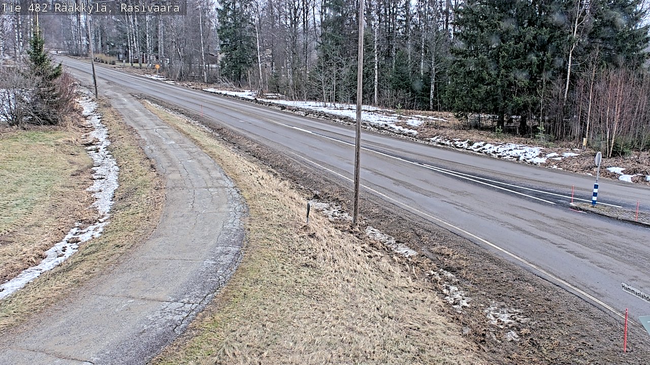 Weather Camera Image Väg 482 Rääkkylä, Rasivaara, Rääkkylä, Pohjois-Karjala