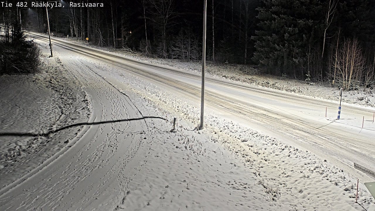 Weather Camera Image Väg 482 Rääkkylä, Rasivaara, Rääkkylä, Pohjois-Karjala