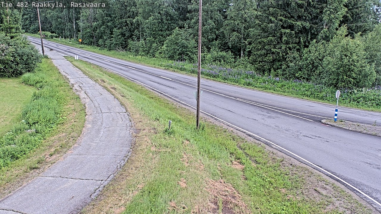 Weather Camera Image Väg 482 Rääkkylä, Rasivaara, Rääkkylä, Pohjois-Karjala