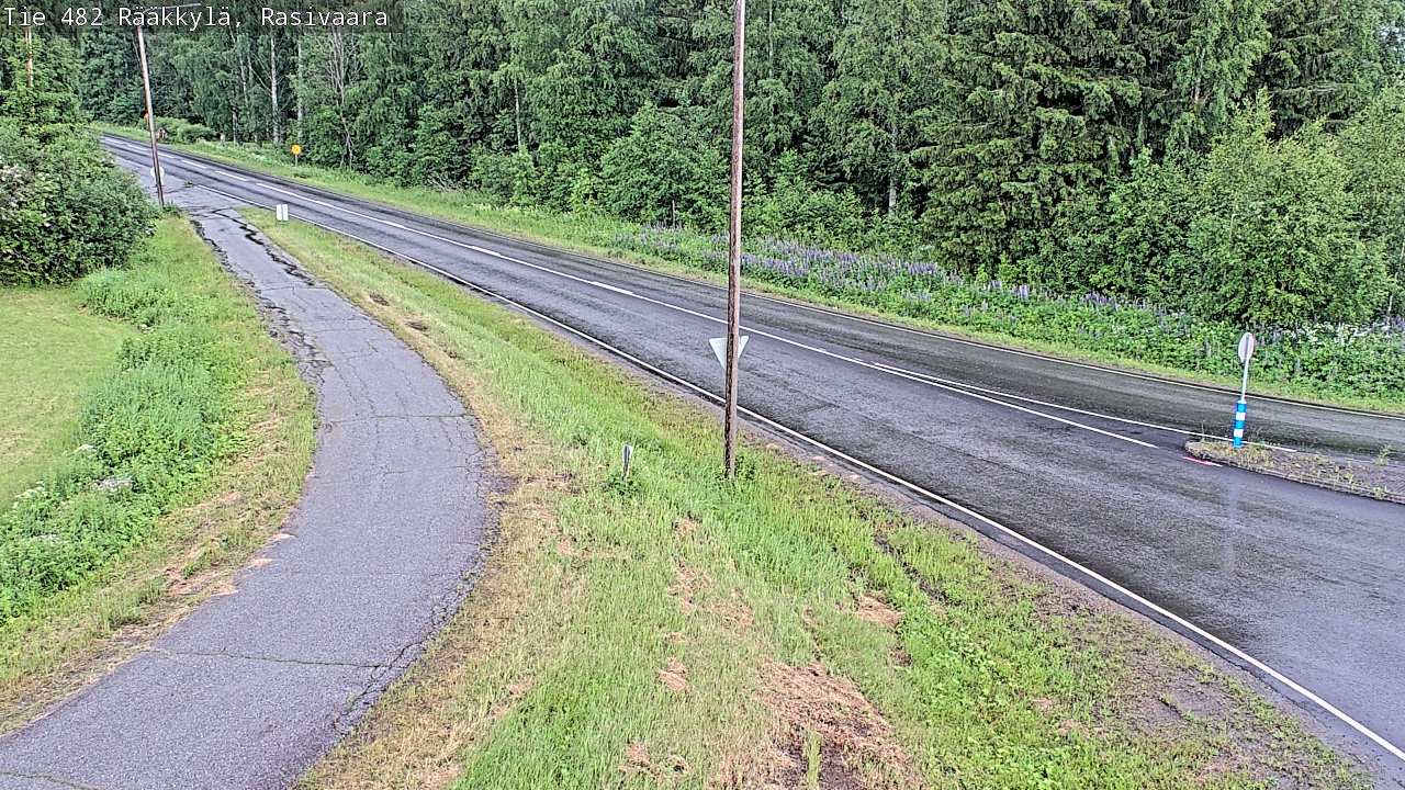 Weather Camera Image Väg 482 Rääkkylä, Rasivaara, Rääkkylä, Pohjois-Karjala