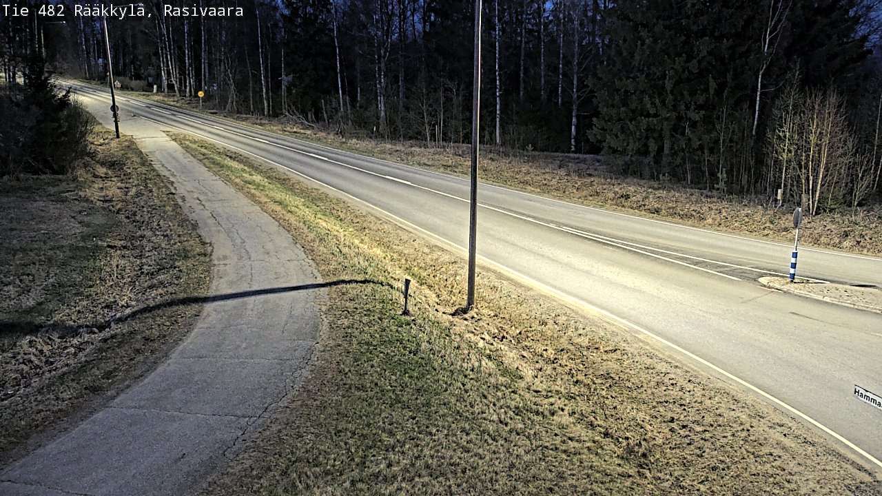 Weather Camera Image Road 482 Rääkkylä, Rasivaara, Rääkkylä, Pohjois-Karjala