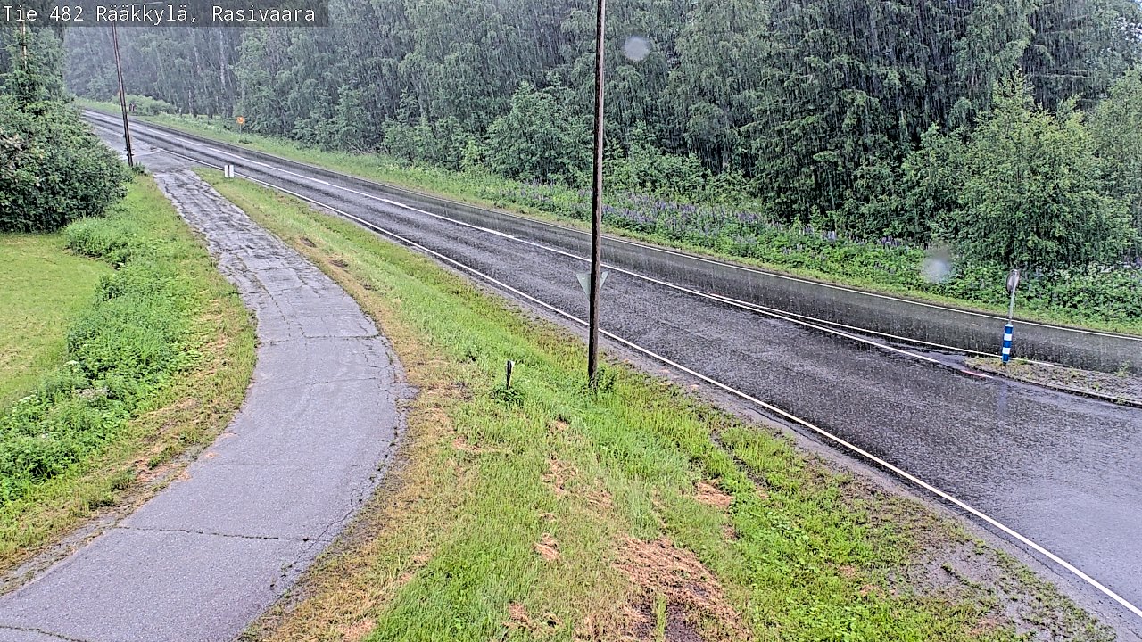 Weather Camera Image Väg 482 Rääkkylä, Rasivaara, Rääkkylä, Pohjois-Karjala