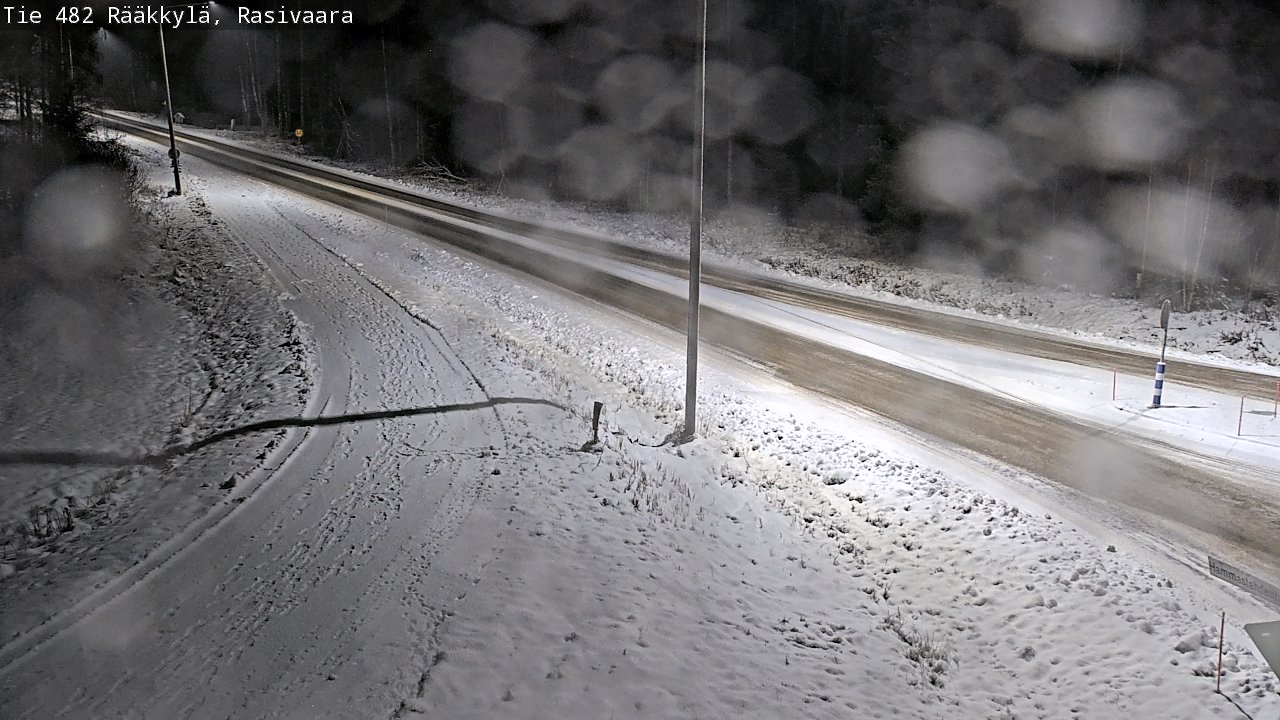 Weather Camera Image Väg 482 Rääkkylä, Rasivaara, Rääkkylä, Pohjois-Karjala