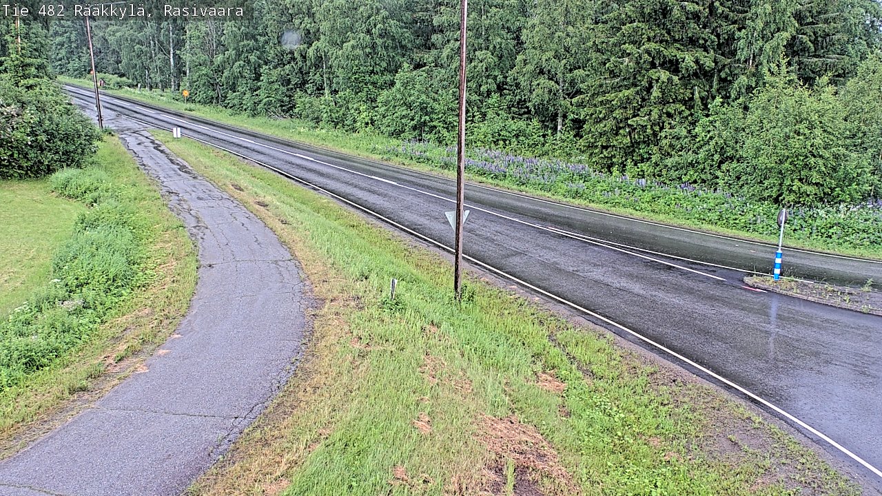 Weather Camera Image Väg 482 Rääkkylä, Rasivaara, Rääkkylä, Pohjois-Karjala