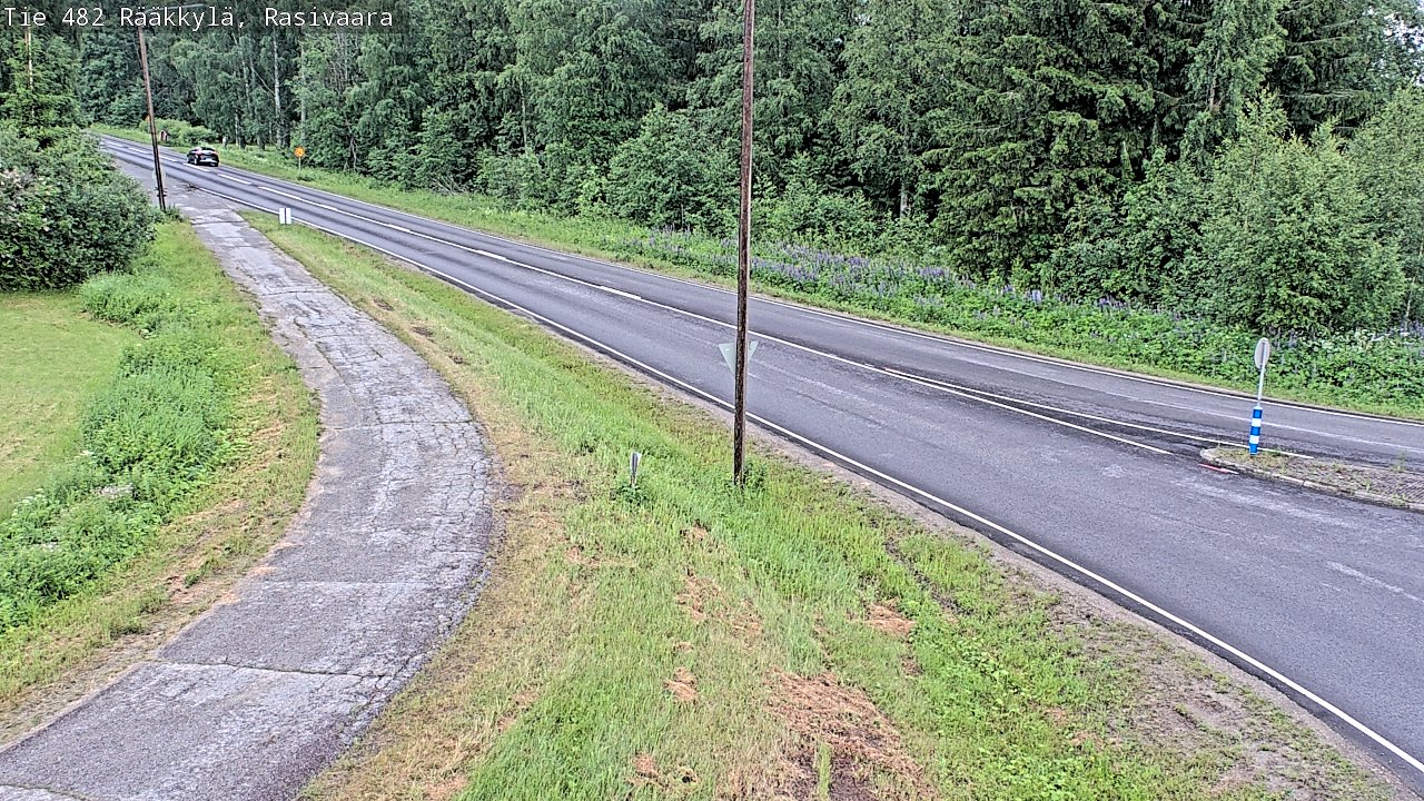 Weather Camera Image Väg 482 Rääkkylä, Rasivaara, Rääkkylä, Pohjois-Karjala
