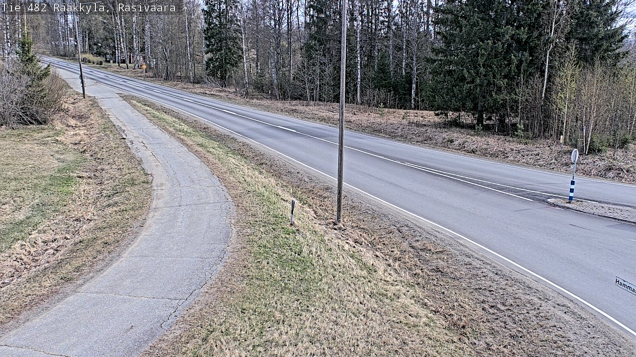 Weather Camera Image Road 482 Rääkkylä, Rasivaara, Rääkkylä, Pohjois-Karjala