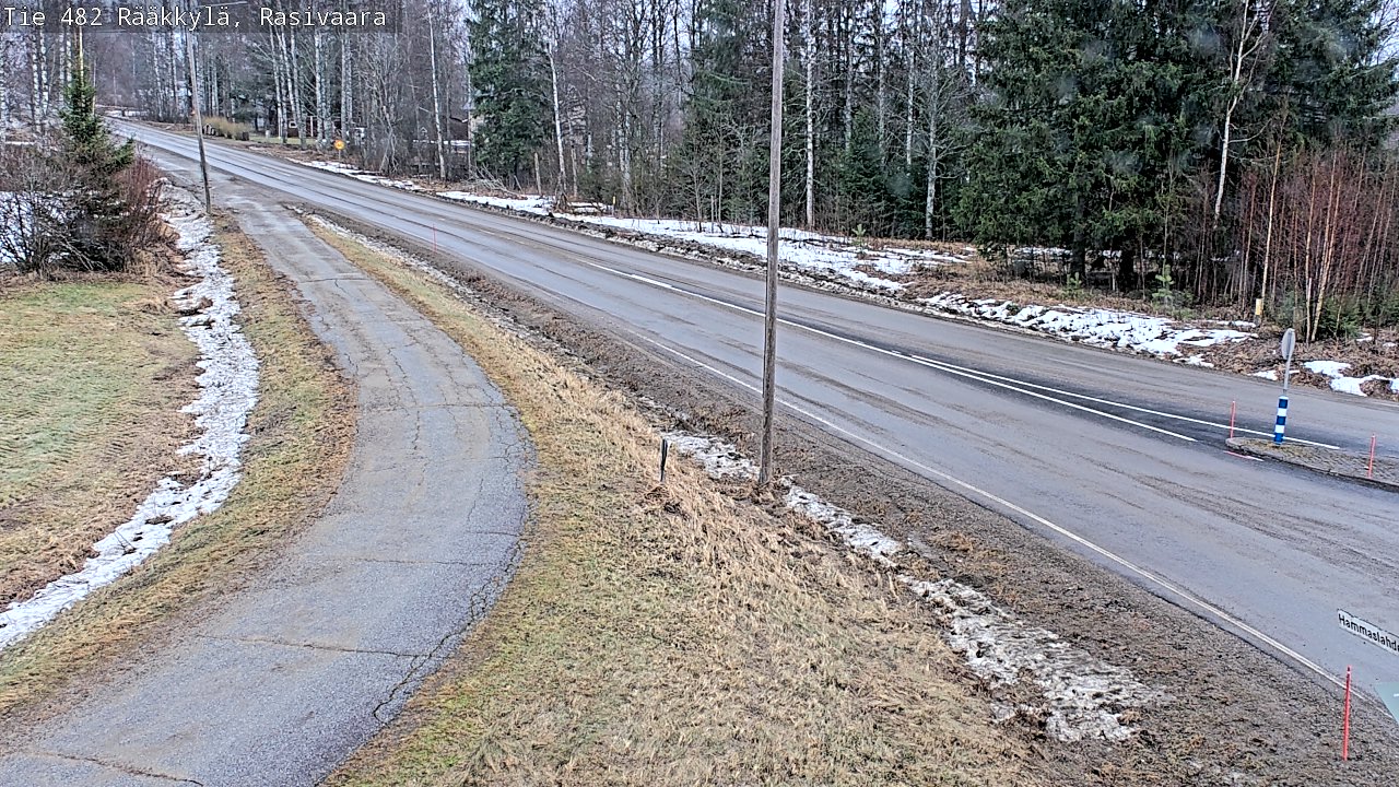 Weather Camera Image Väg 482 Rääkkylä, Rasivaara, Rääkkylä, Pohjois-Karjala