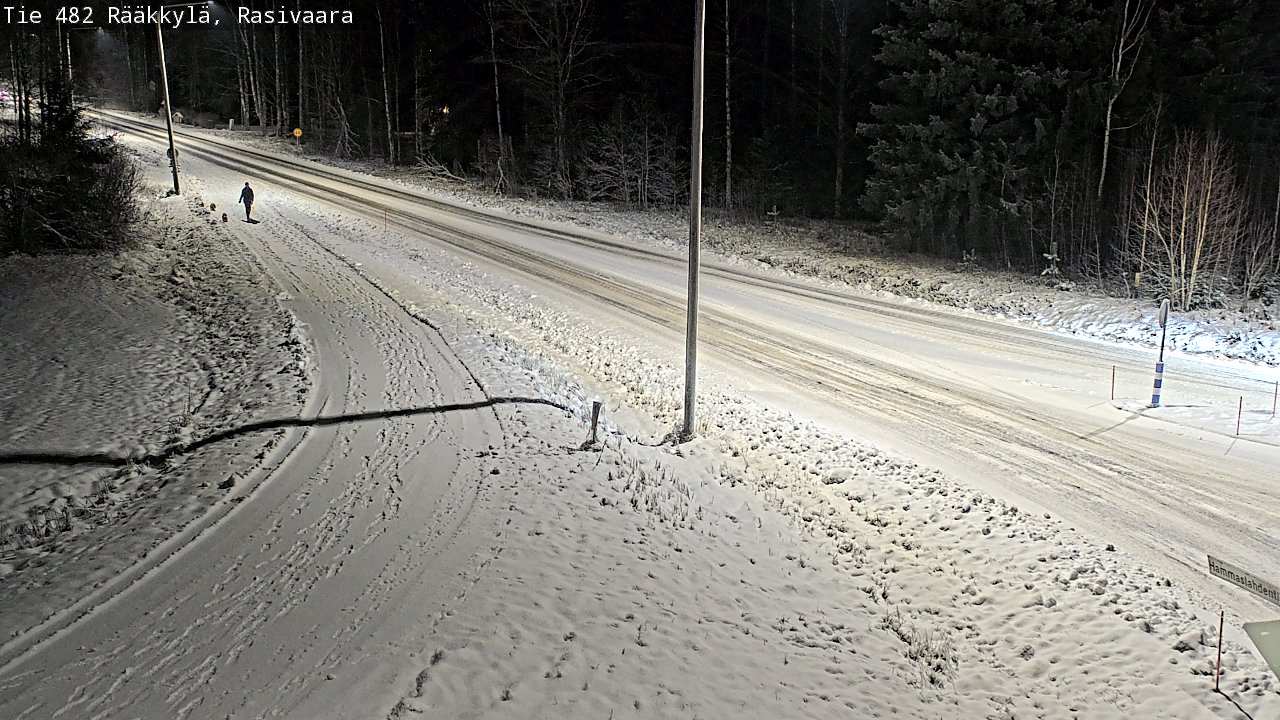 Weather Camera Image Väg 482 Rääkkylä, Rasivaara, Rääkkylä, Pohjois-Karjala