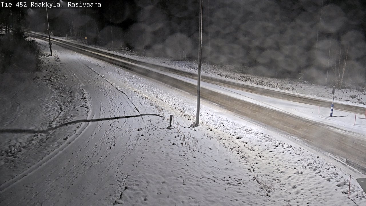 Weather Camera Image Väg 482 Rääkkylä, Rasivaara, Rääkkylä, Pohjois-Karjala