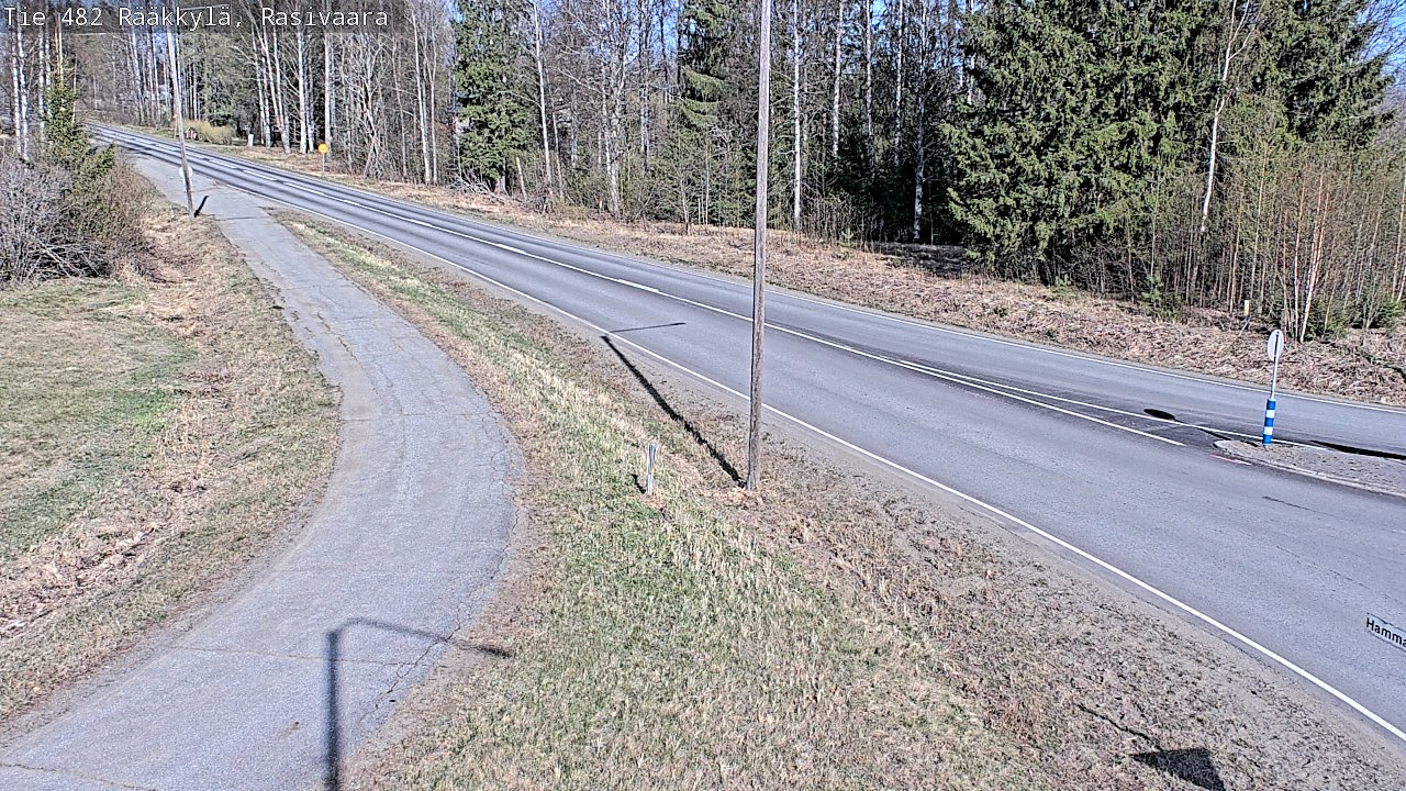 Weather Camera Image Road 482 Rääkkylä, Rasivaara, Rääkkylä, Pohjois-Karjala