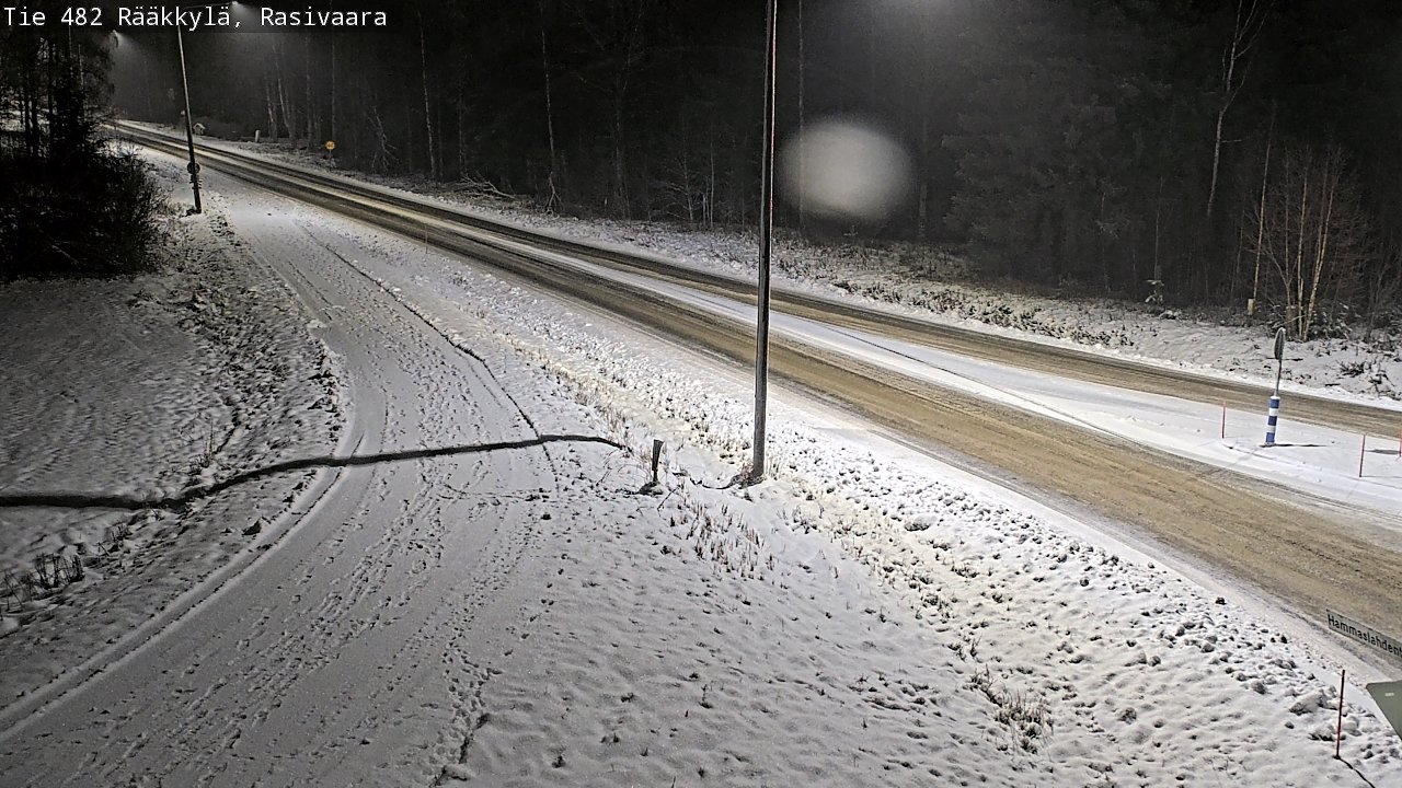 Weather Camera Image Väg 482 Rääkkylä, Rasivaara, Rääkkylä, Pohjois-Karjala